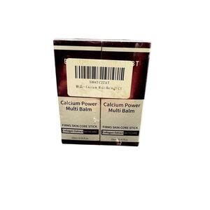 NWT 2 Pack Calcium Power Multi Balm Firms Skin Core Stick EXP 12/5/2028